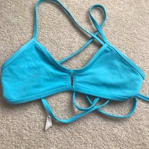Jolyn’s Blue Swimsuit Top